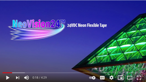 NeoVision24 TopFlex, SideFlex and RGBW Flexible Neon Linear Lighting